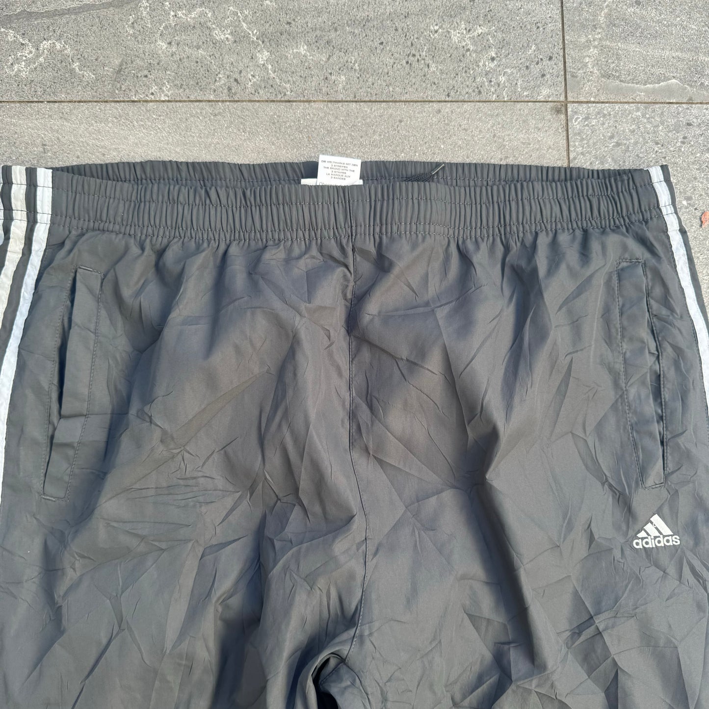 grail adidas trackies - 40” (adjustable tho)