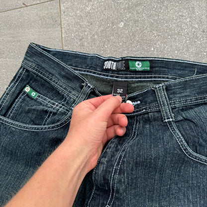 insane green wash jorts - 33@