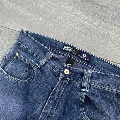 insanely rare purple tab southpoles - 33x30.5”