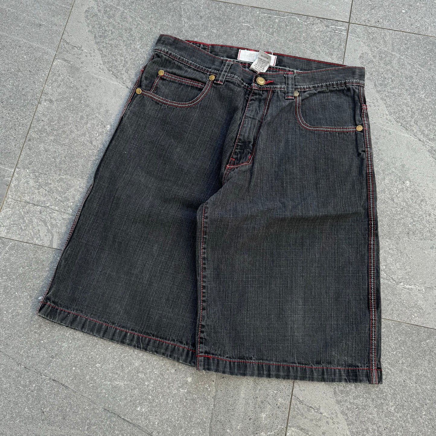 roman royalty jorts - 34x13”