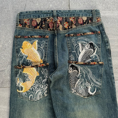 memory special koi jeans - 32x33”
