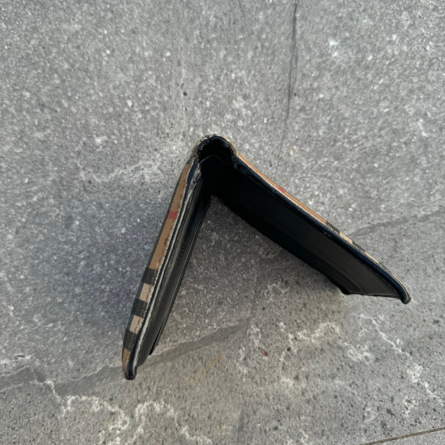 burberry nova check wallet