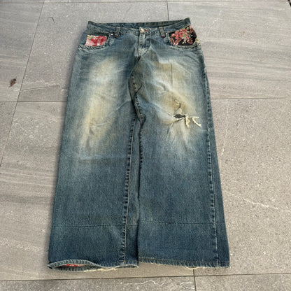 japanese style jeans - 36x30”