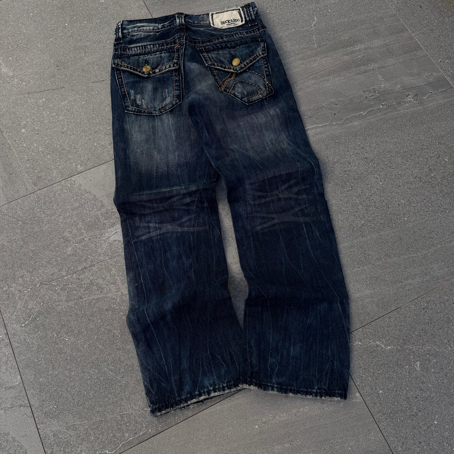 buckaroo deep indigo bootcuts - 31x31”