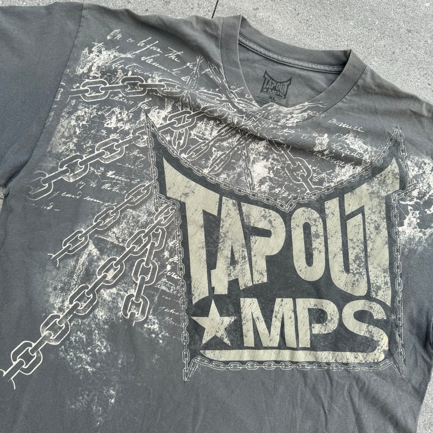 tapout chain tee - XL