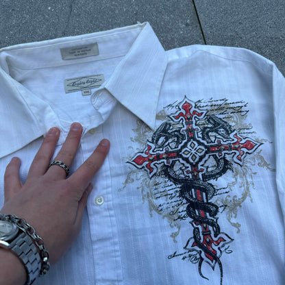 y2k button up - XXL