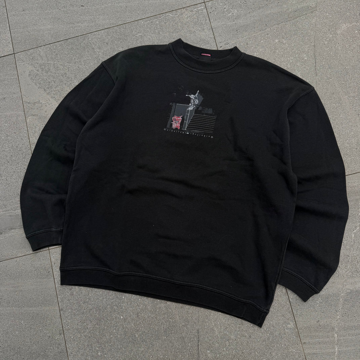 90s quiksilver crook crewneck - XL
