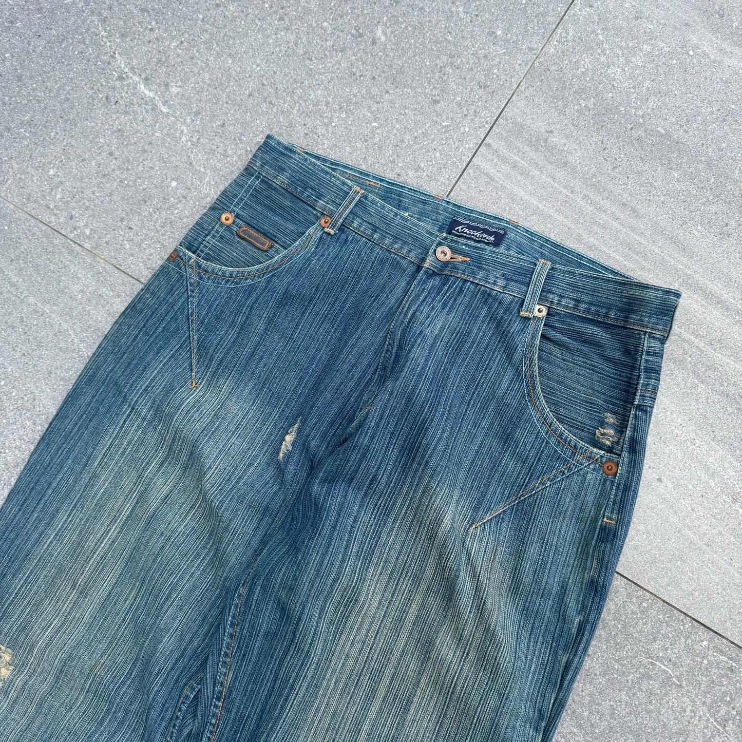 goat wash jeans - 36x33”