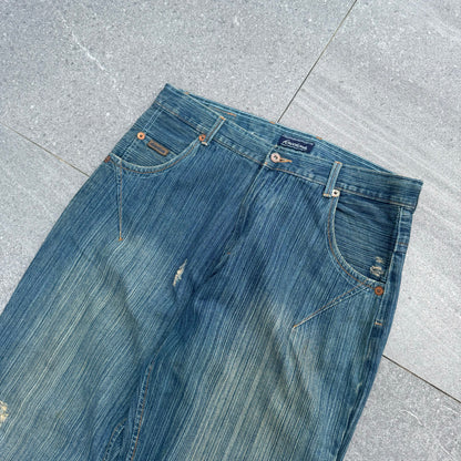 goat wash jeans - 36x33”