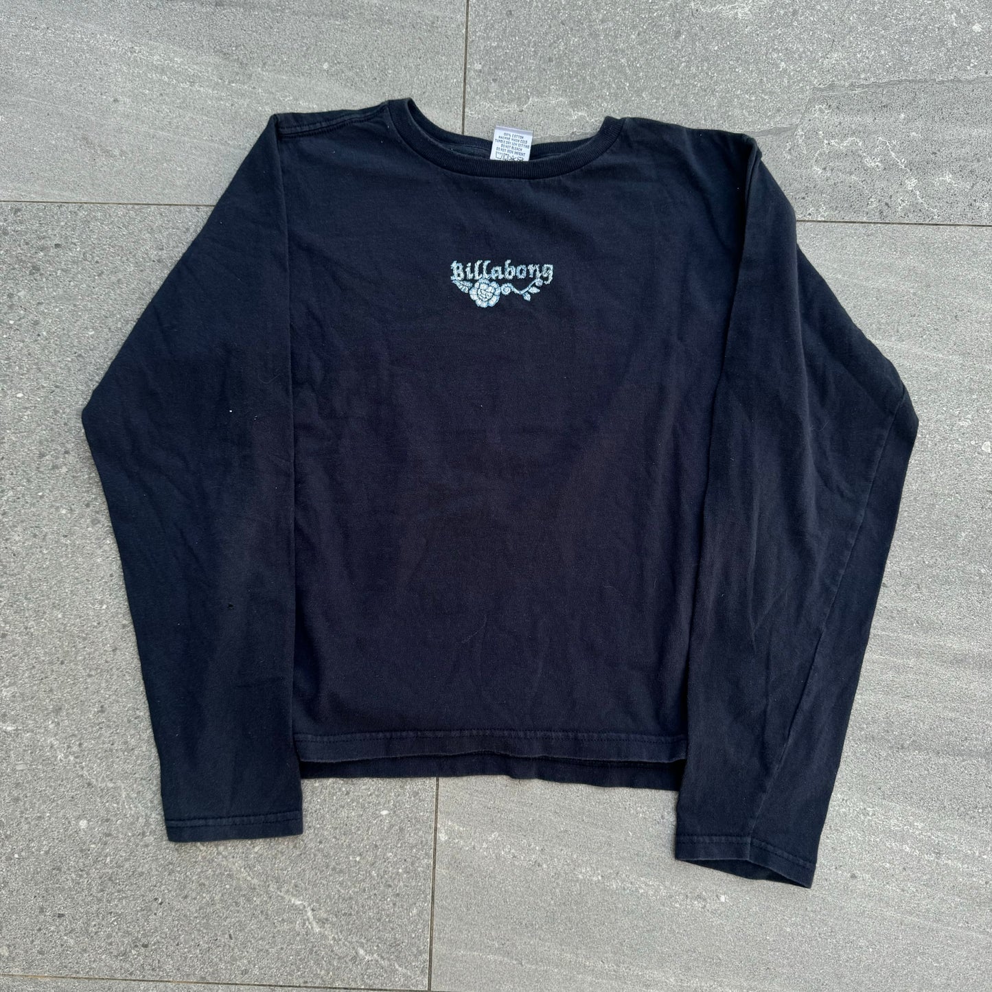 cropped billabong longsleeeve - S