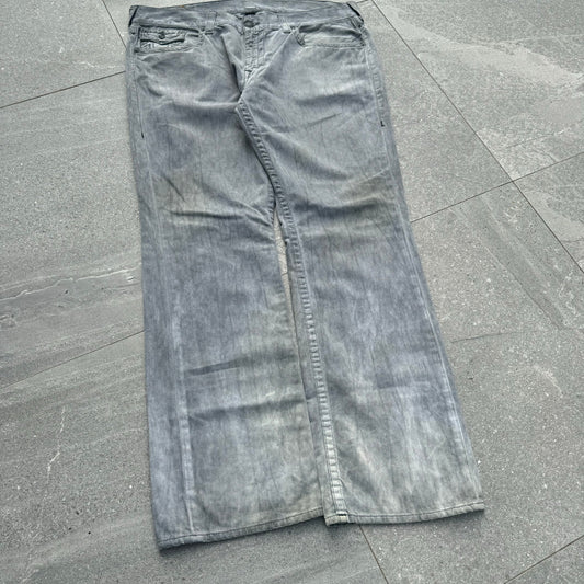 grey truey bootcuts - 40x33”