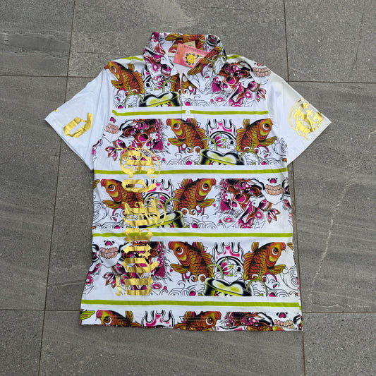 deadstock ed hardy polo - M & L