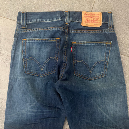deep indigo bootcut faders - 30x30”