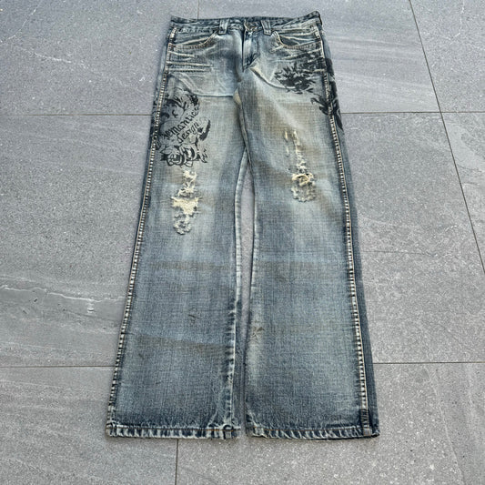 GRAILLL semanticdesign dragon bootcuts - 32x33”