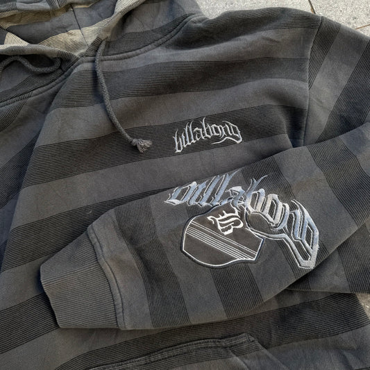 peak sleeve hit billabong hoodie - M