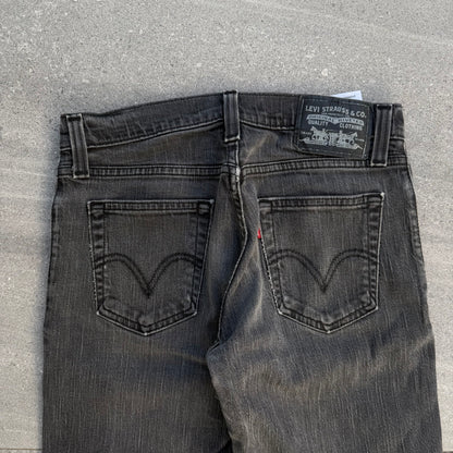 blacked out levi’s 527 - 30x30”