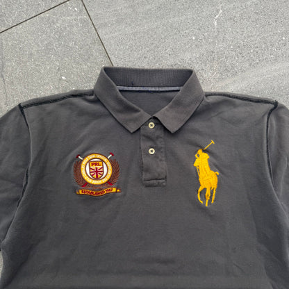 bautiful faded big pony ralph polo - L