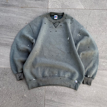 beautiful moss green 90s russell - L