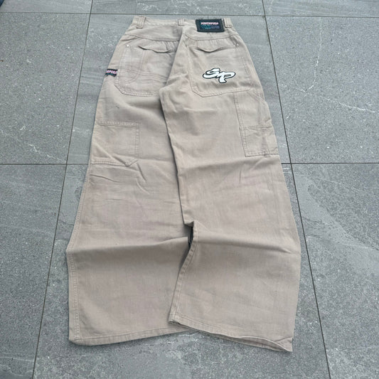 faaaat southpolo jeans - 26x30” (11” opening)