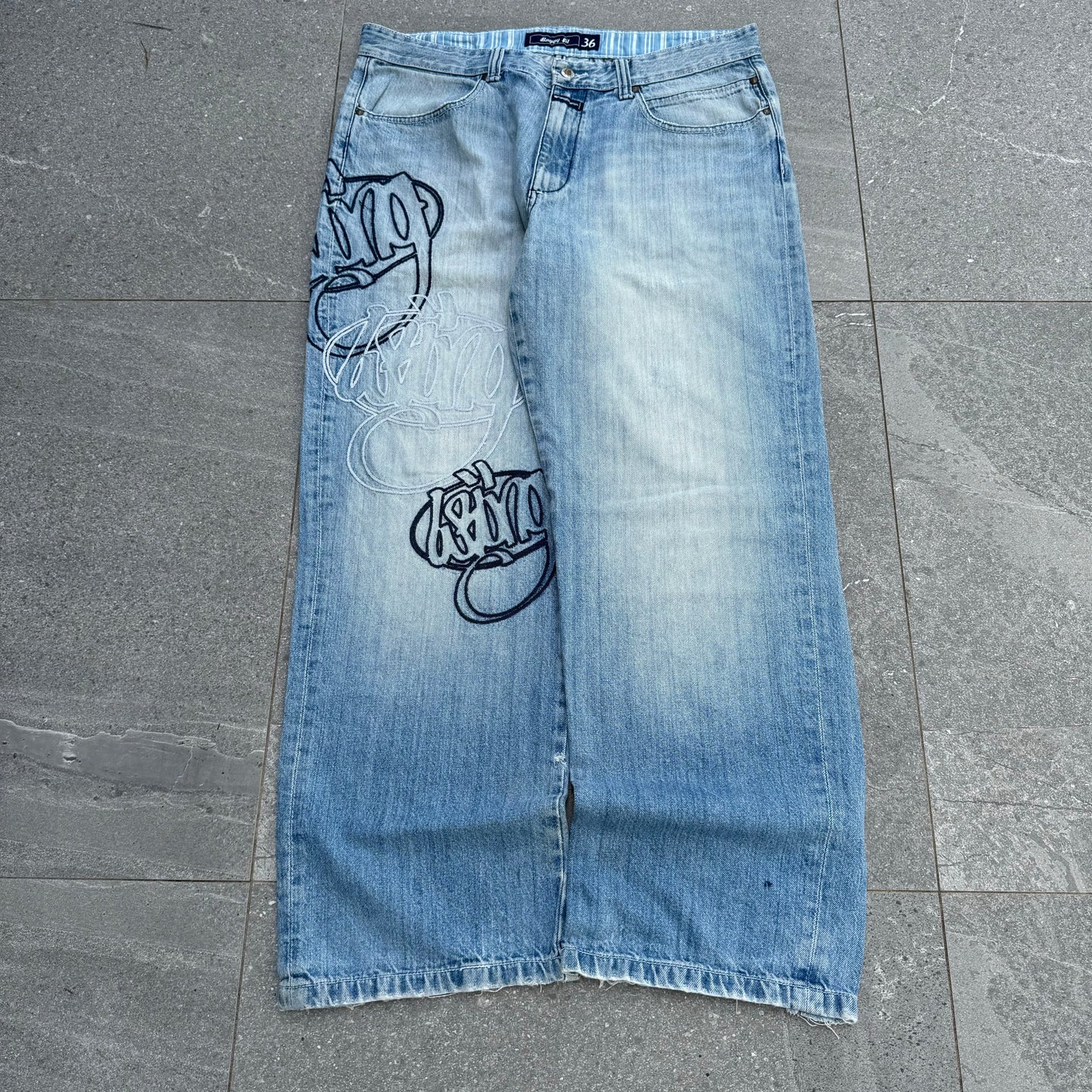 hardest wrung division jeans - 38x32”