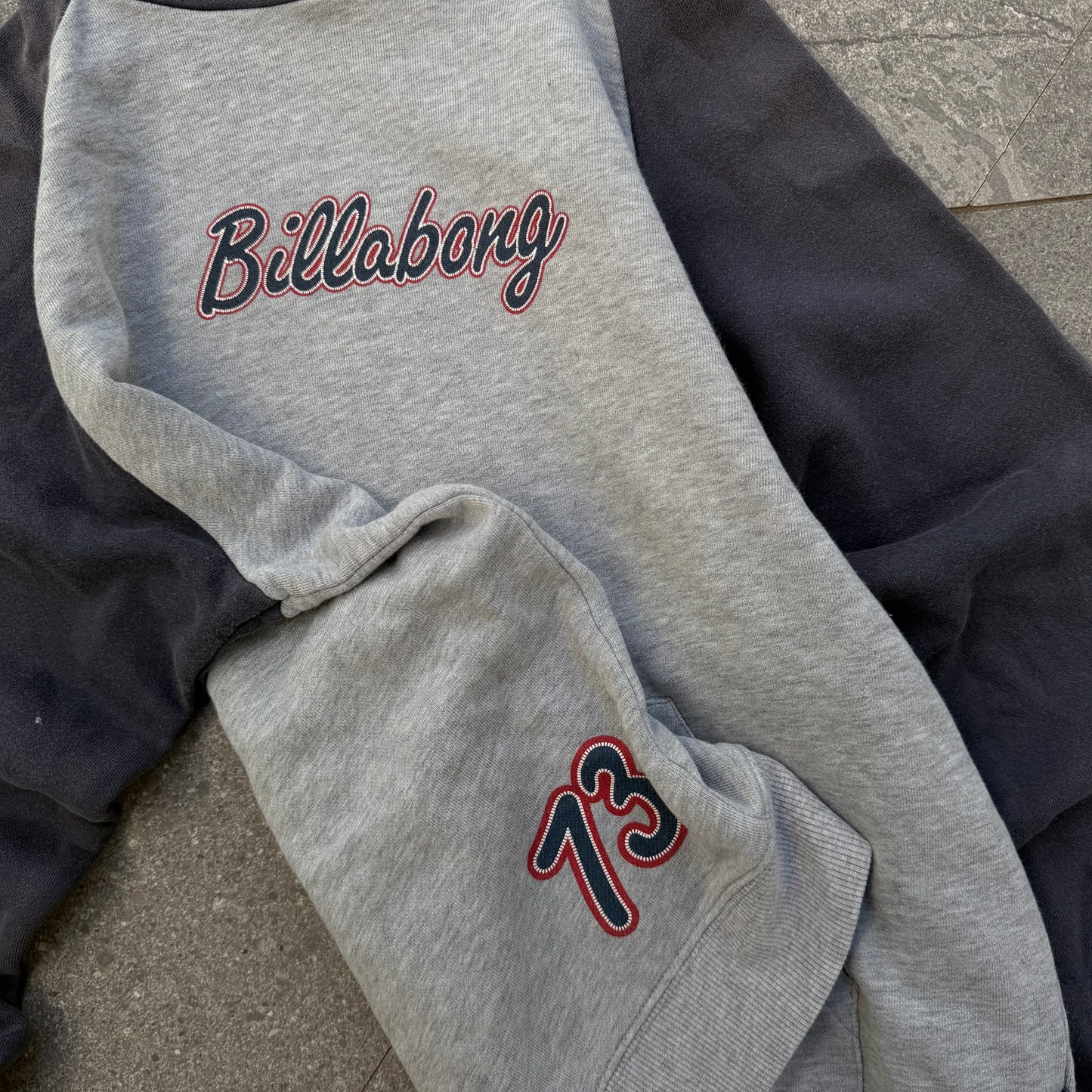 billabong raglan hoodie - XS