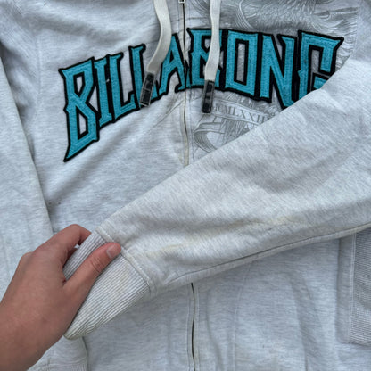 billabong fleece zip - S