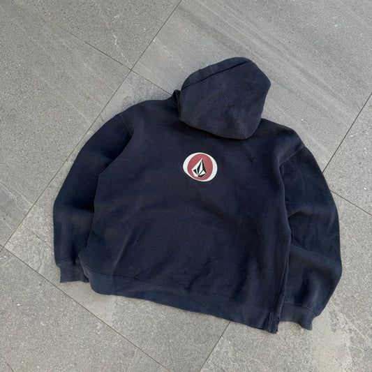 gangstaaaa volcom hoodie (goated fit) - womens L