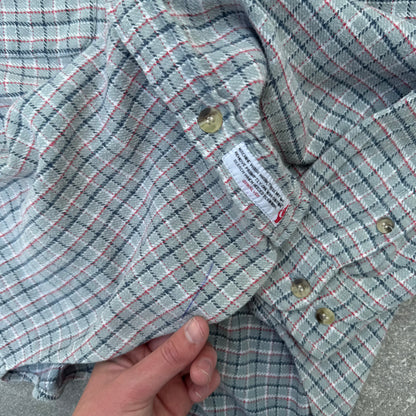 BEAUTIFUL 90s quiksilver textured shirt - L