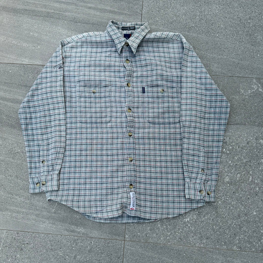 BEAUTIFUL 90s quiksilver textured shirt - L