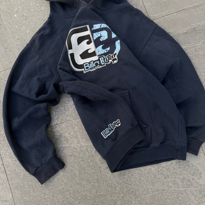 s tier billabong grunge stamp hoodie - XS