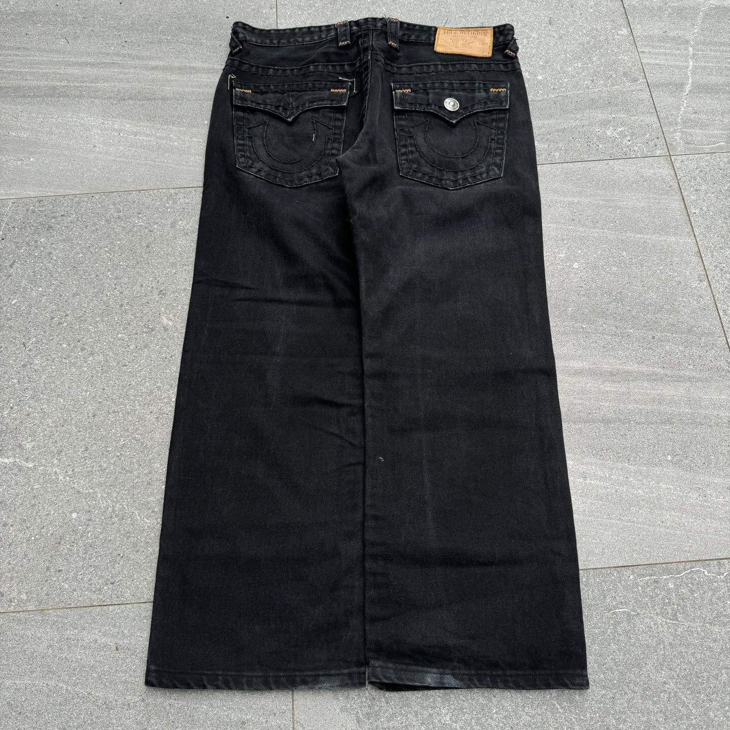 baggy black trueys - 37x30”