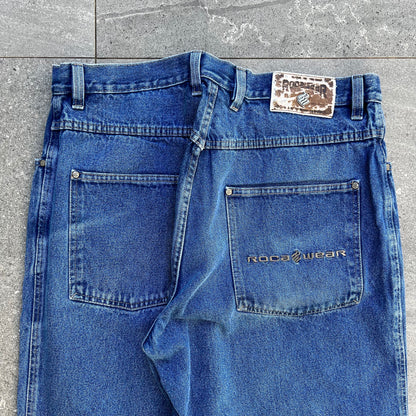 rocawear staple baggy jeans 35x33”