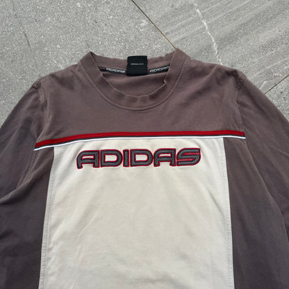 2000s adidas panelled shirt - M