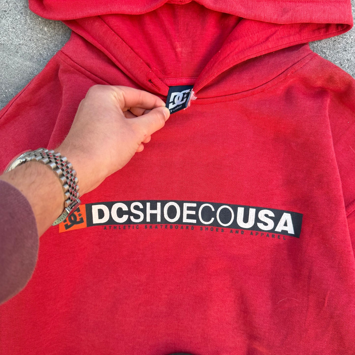 OG dc hoodie (goated fit) - L