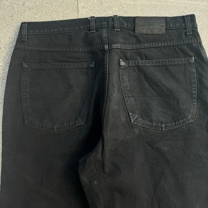 anchor blue ‘wide leg’ jeans - 38x33”