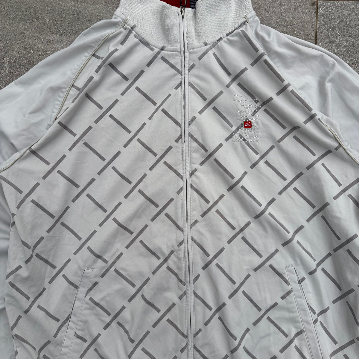 hard asf quiksilver zipup - M