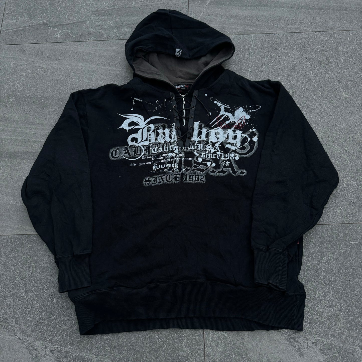 hardest bad boy hoodie - M/L