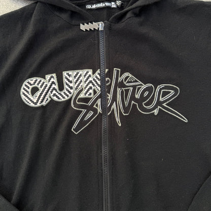 quiksilver knit zipup - M