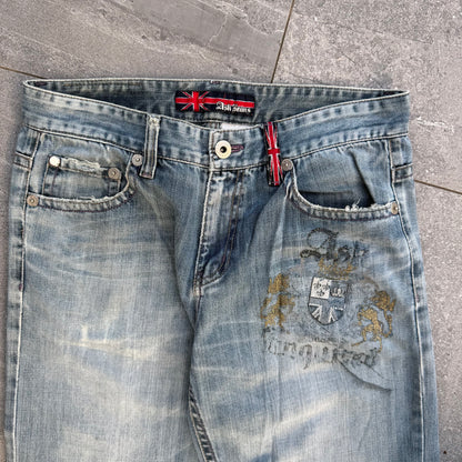ask union jack bootcuts (so hard) - 32x33”