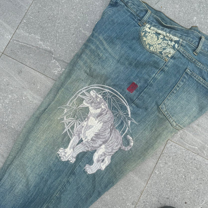karakuri tiger jeans - 40x32”