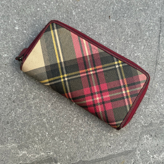 vivienne westwood plaid orb purse