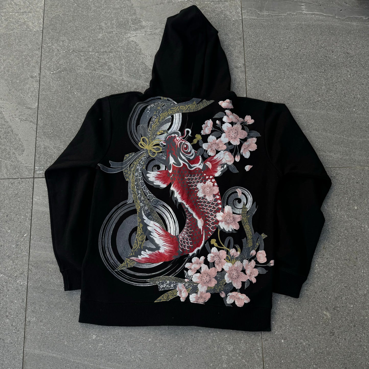 colddddd japanese zip up - S/M