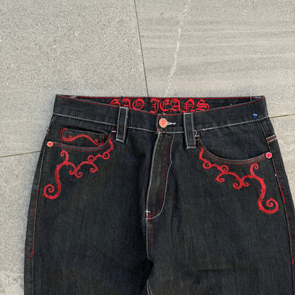 i came all over these. insane gaoj embroidered jeans - 36x30”