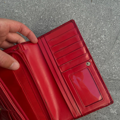 vivienne westwood embossed leather purse