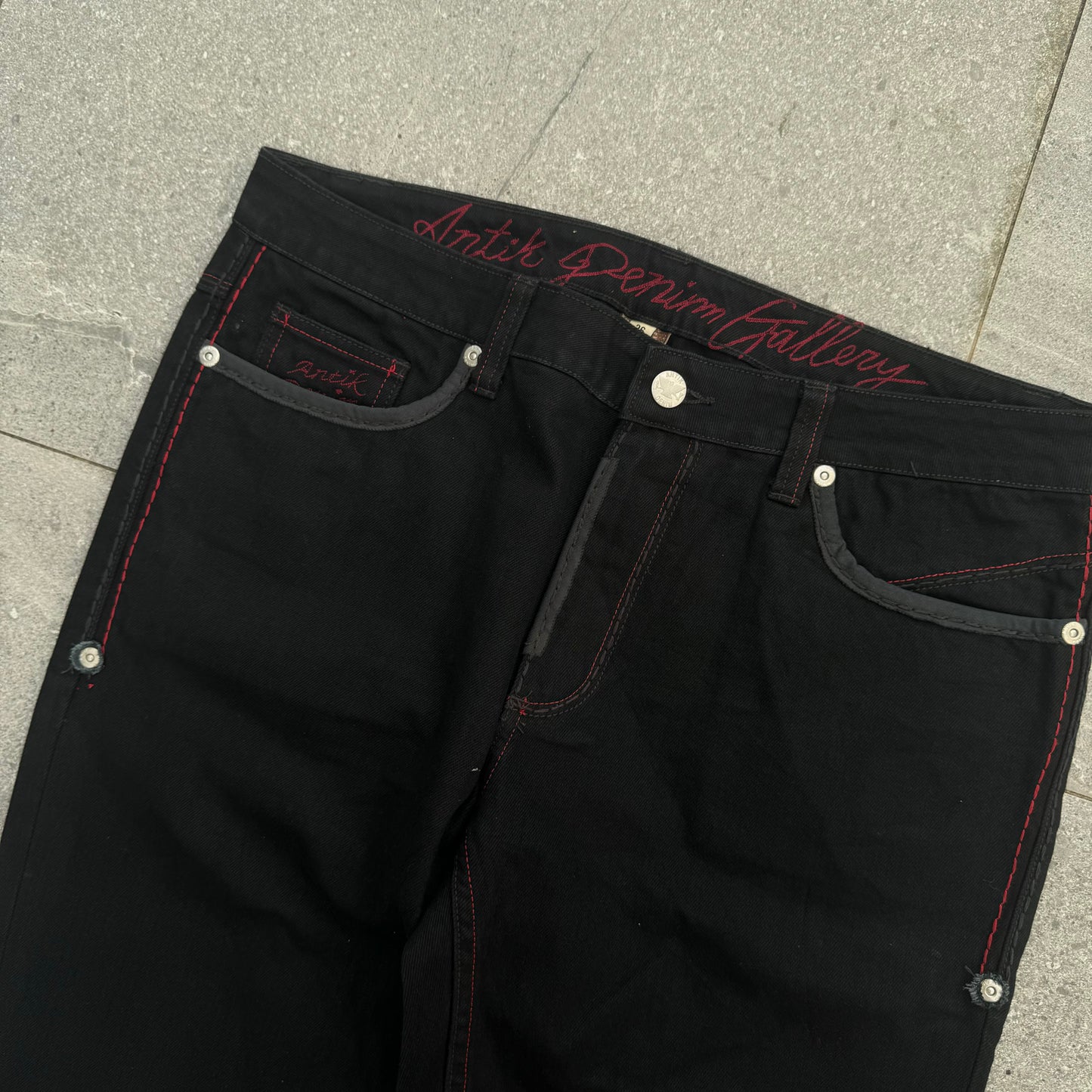 beautiful black bootcuts (such good denim) 37x34”