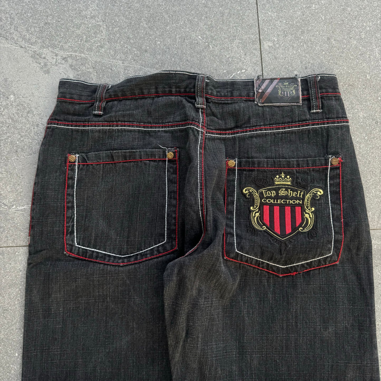 goated top shelf jeans - 38x32”