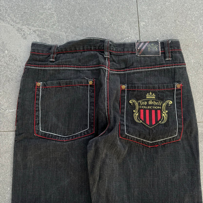 goated top shelf jeans - 38x32”