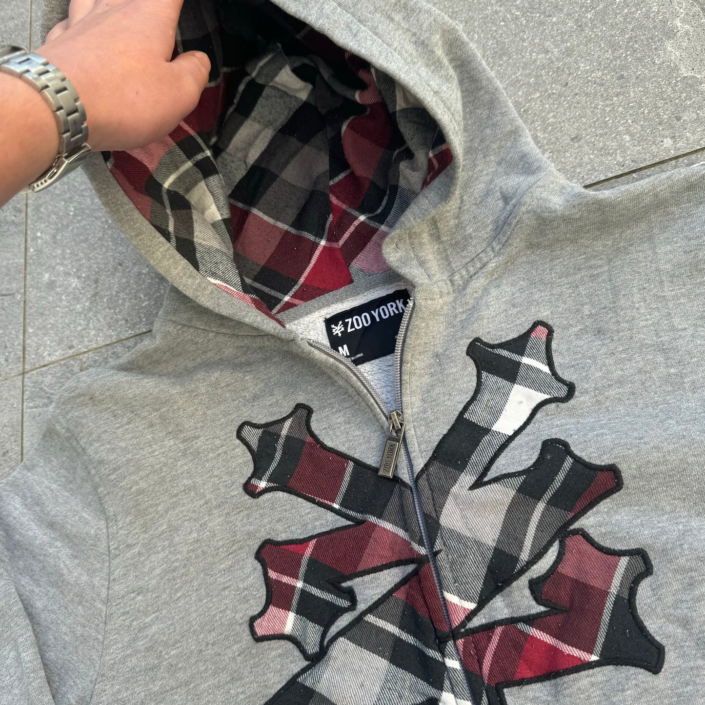 zoo york zip up - S/M