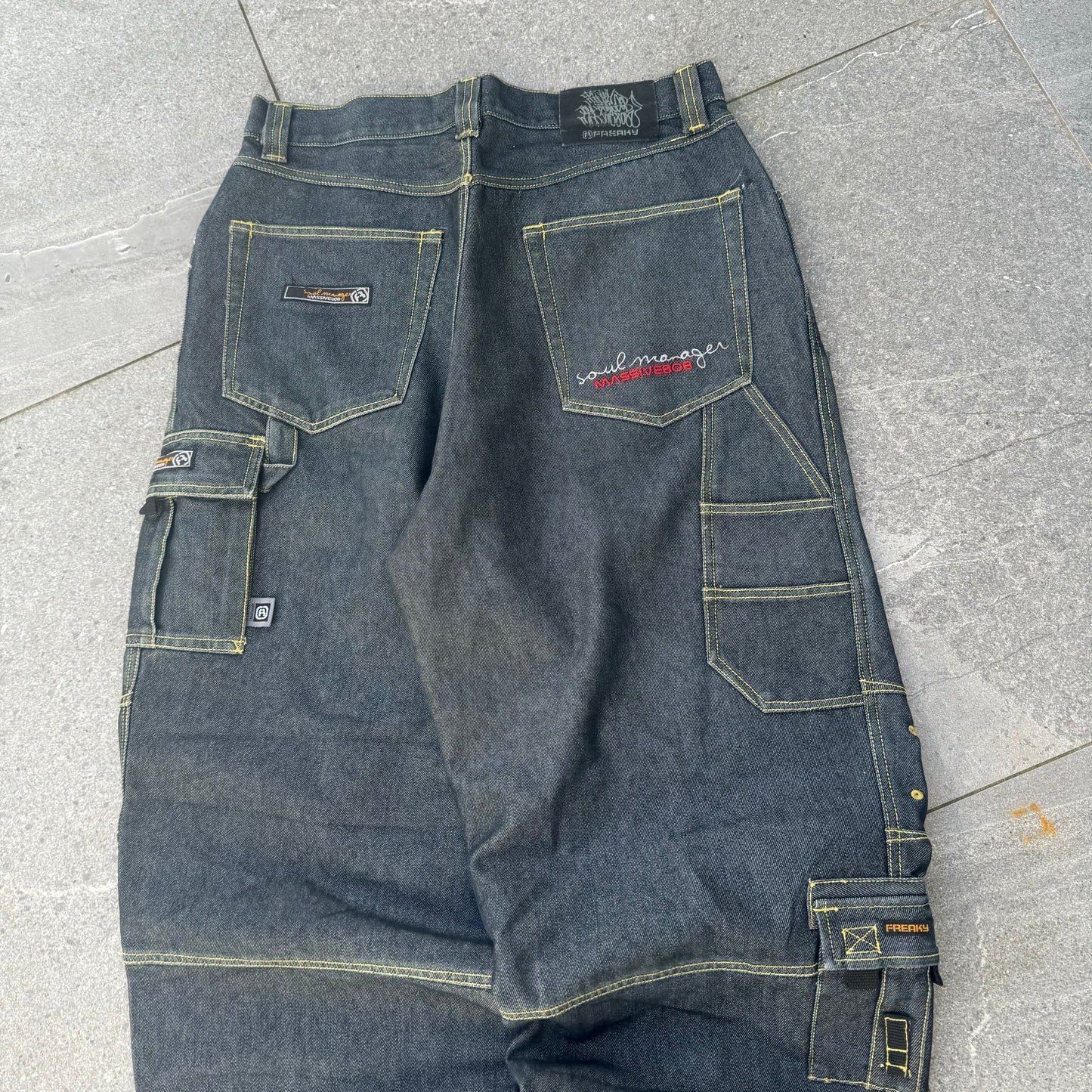 freaky jeans (these r lowk insane) 34x30”