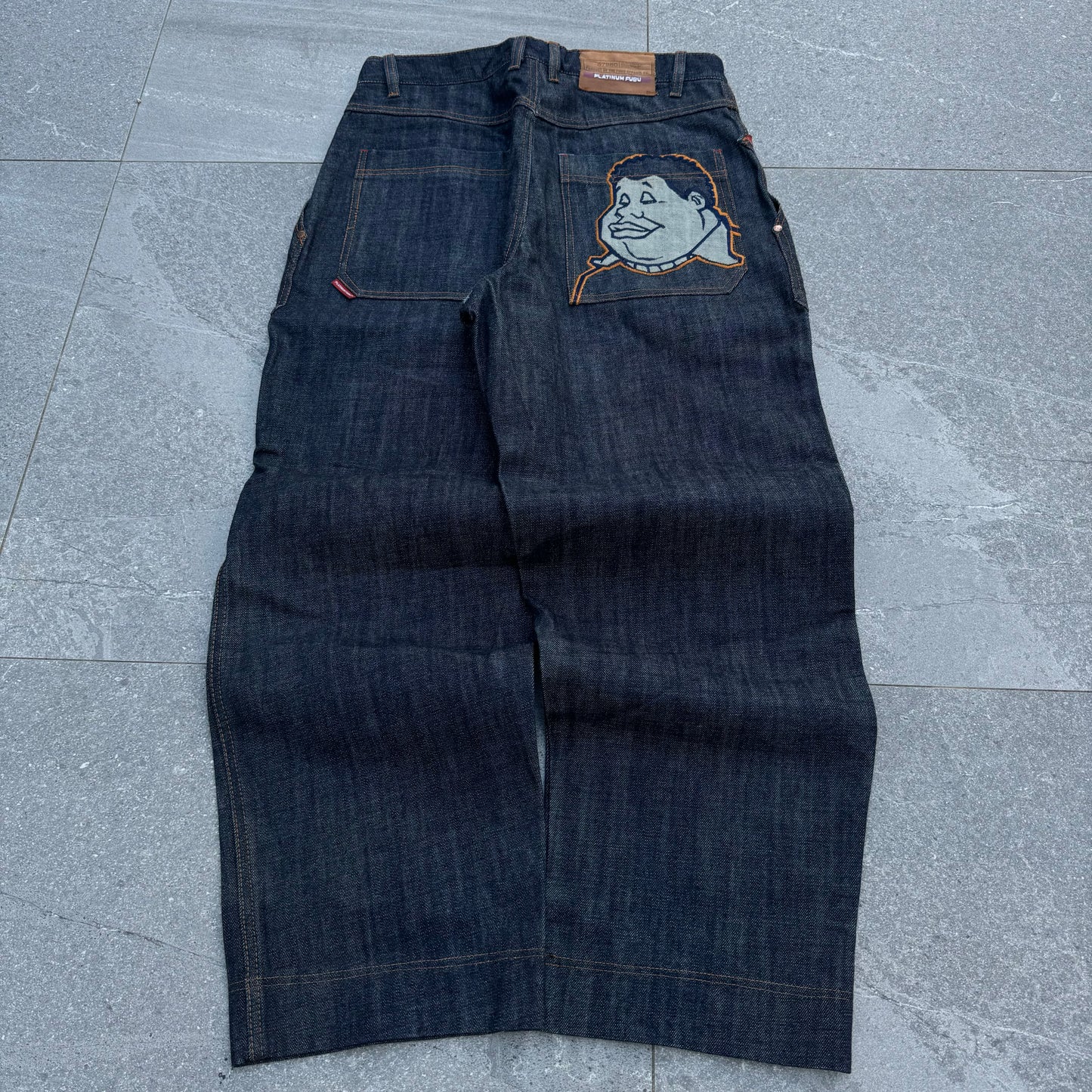 raw denim fubu jeans - 34x32”